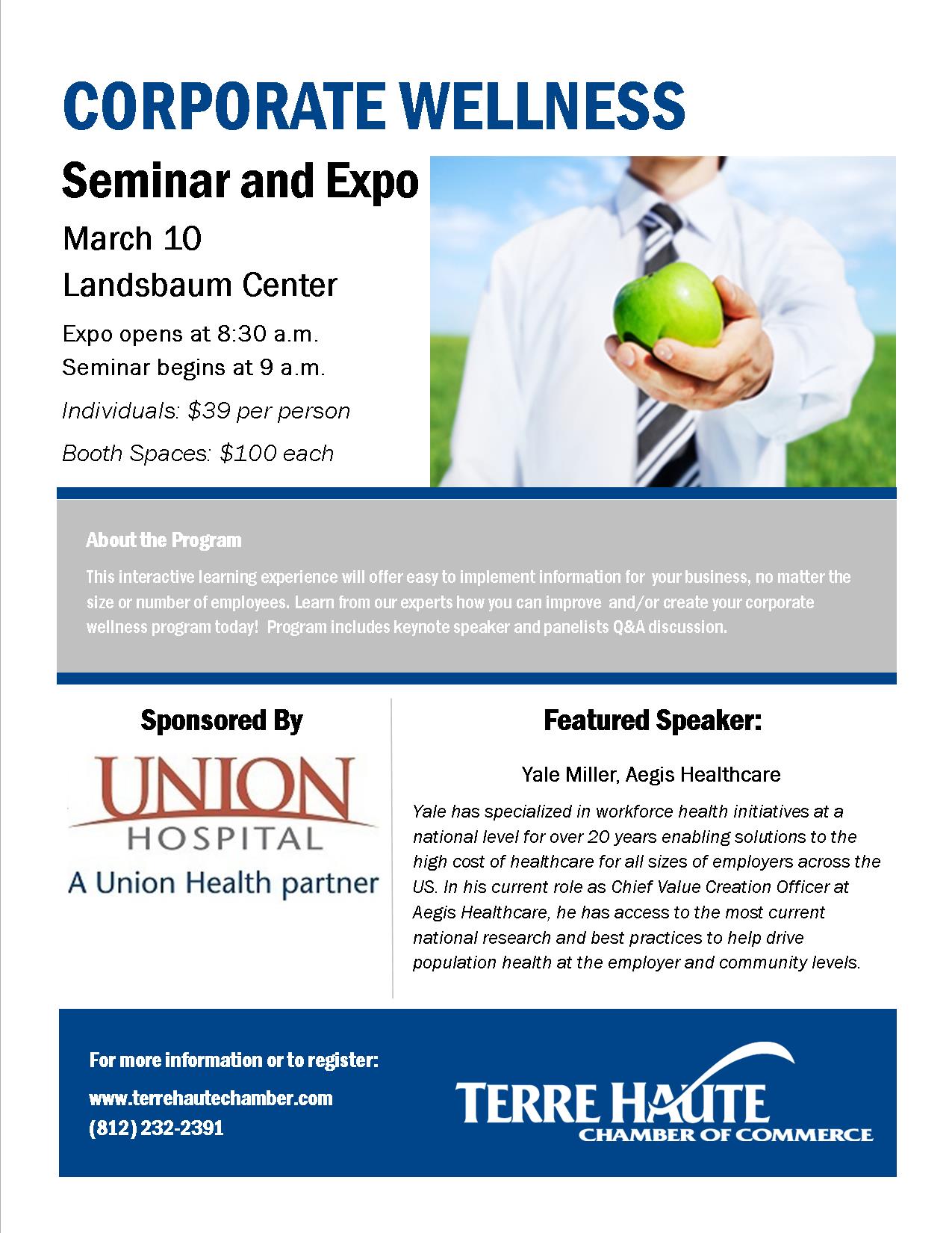 2016 Corporate Wellness Seminar Flyer